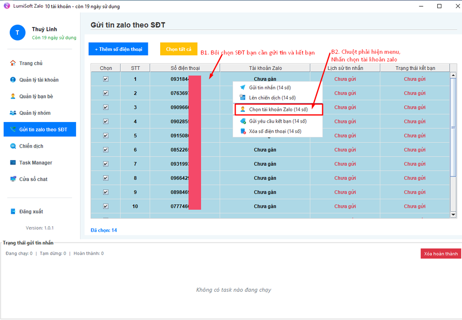 cách kết bạn Zalo hàng loạt