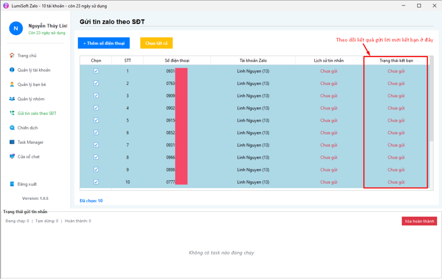 cách kết bạn Zalo hàng loạt