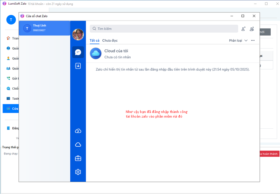cách nuôi nick Zalo