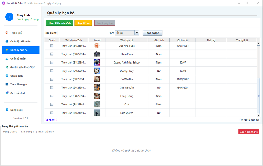 cách spam tin nhắn Zalo