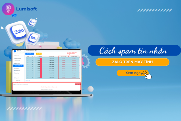 cách spam tin nhắn Zalo