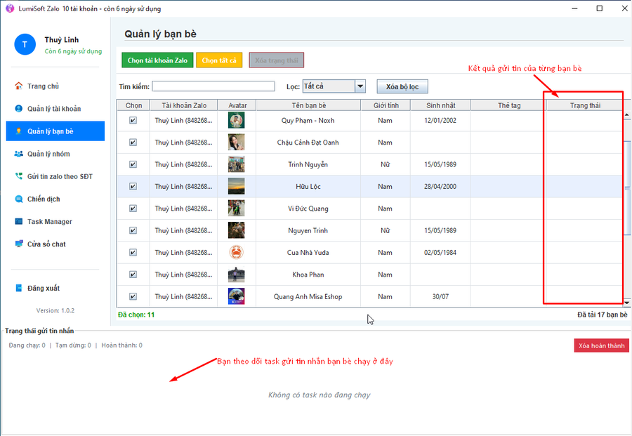 cách spam tin nhắn Zalo