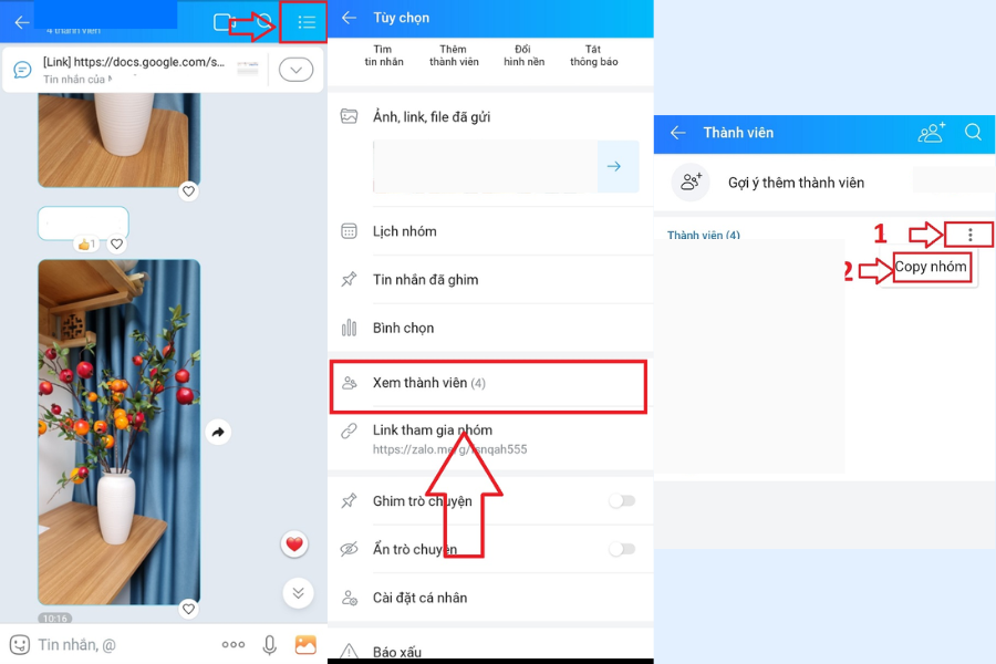 cách tạo nhóm Zalo mới từ nhóm cũ