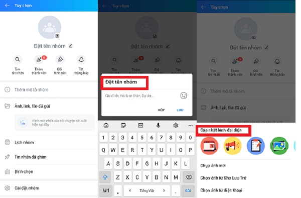 cách tạo nhóm Zalo mới từ nhóm cũ