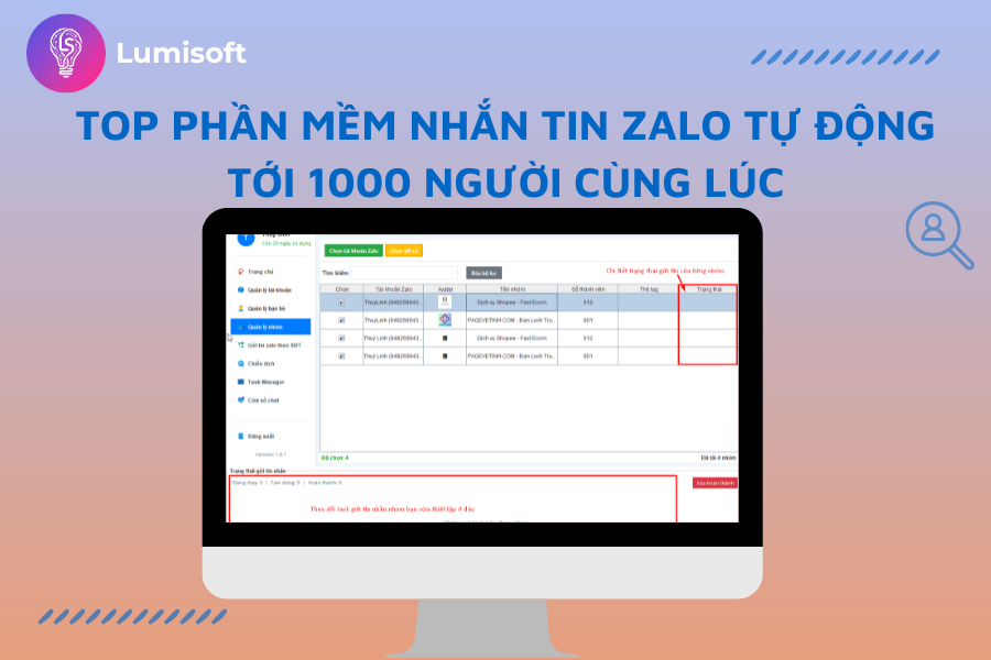 phần mềm nhắn tin Zalo tự động