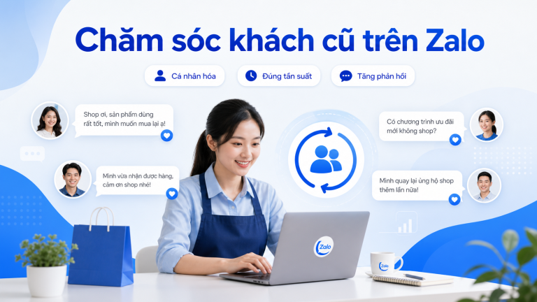 Giao diện Dashboard trong phần mềm LumiSoft Zalo