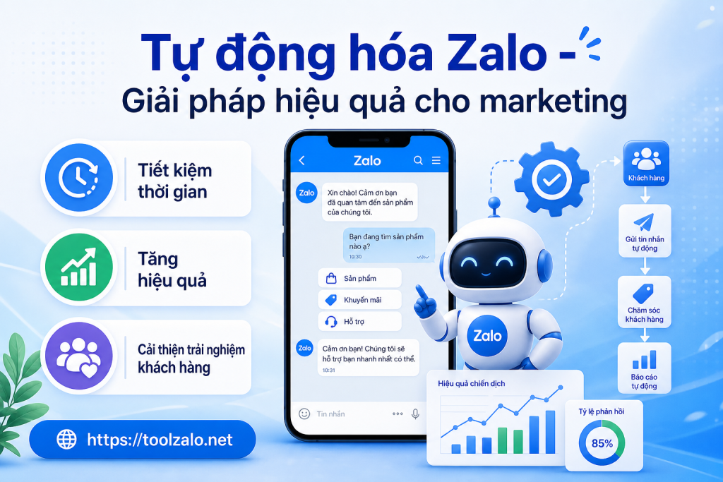 Giao diện Dashboard trong phần mềm LumiSoft Zalo