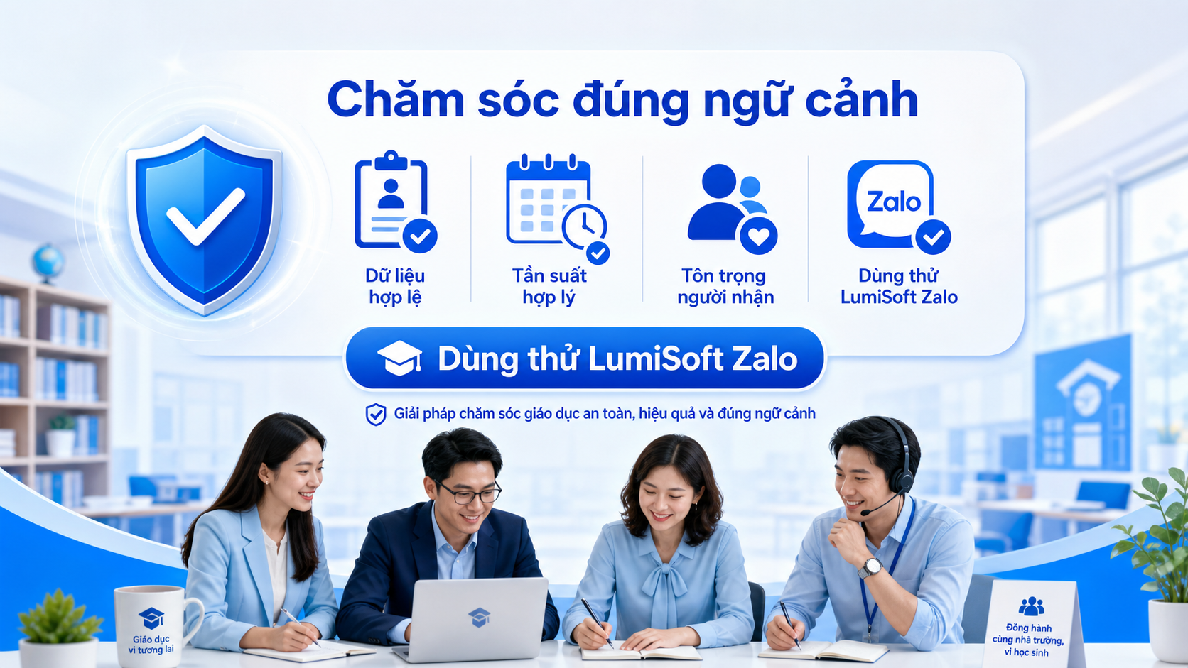 Lưu ý an toàn khi dùng phần mềm Zalo Marketing cho trung tâm giáo dục chăm sóc học viên