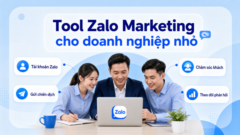 Giao diện Dashboard trong phần mềm LumiSoft Zalo