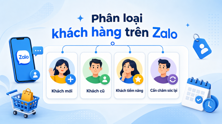 Giao diện Dashboard trong phần mềm LumiSoft Zalo