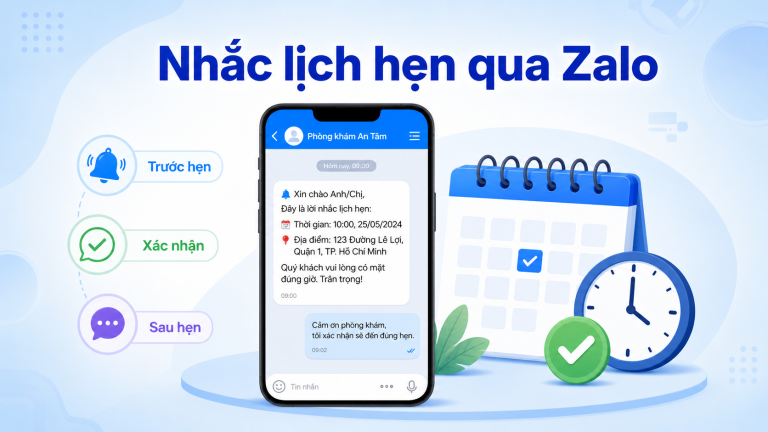Giao diện Dashboard trong phần mềm LumiSoft Zalo