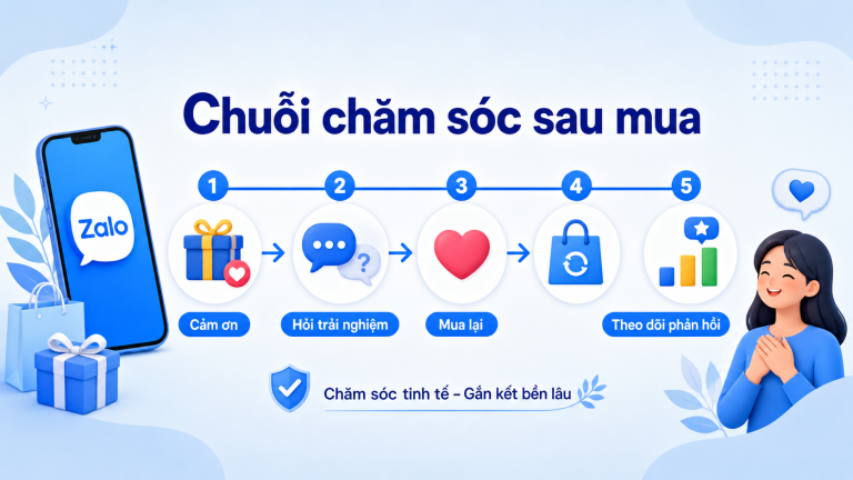 Giao diện Dashboard trong phần mềm LumiSoft Zalo