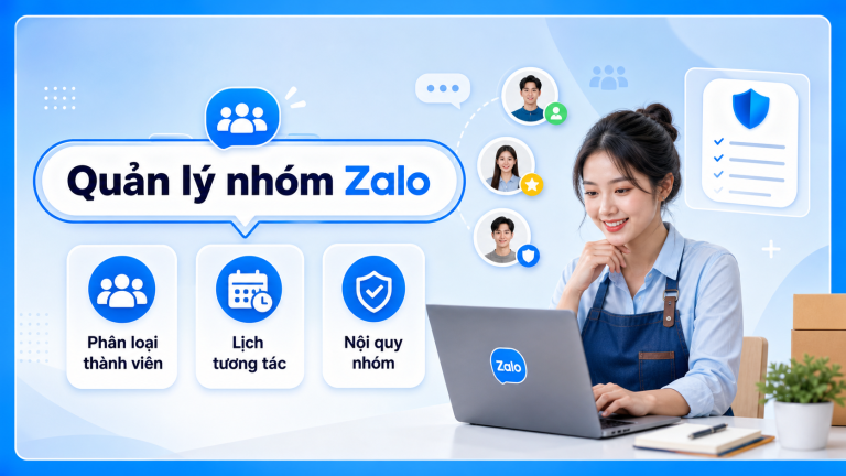 Giao diện Dashboard trong phần mềm LumiSoft Zalo