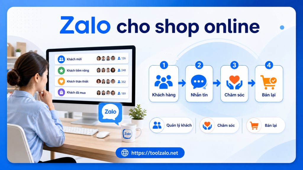 Giao diện Dashboard trong phần mềm LumiSoft Zalo